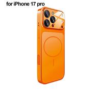 Coque transparente ultra-résistante pour iPhone 17 Pro Max, noire