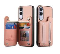 COQUE Twill Portefeuille RFID Vivo V70 FE, Porte-Cartes-Rose