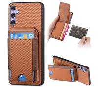 COQUE Ultra-Fine Vivo V70 FE avec Support, Porte-Cartes-Brun