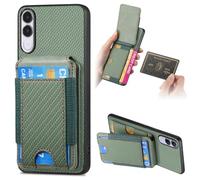 COQUE Ultra-Fine Vivo V70 FE avec Support, Porte-Cartes-Vert