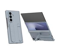 COQUE Ultra Slim Flip Case pour Galaxy Z Trifold, Flip Phone Bracelet Support 3 Pliages pour Samsung Galaxy Z Trifold-Gris sidéral