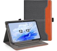 Coque Universel pour Tablettes Android 12-13", Multi-Vues Cuir Synthétique | Housse Étui pour Tablette 12 Pouces Svitoo,Doogee U12,Tablette 13 Pouces Svitoo,Doogee U13,Teclast T65 Max 13 Pouces,Noir