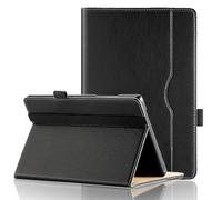 Coque Universelle Elfole pour Wqplo, HotLight, Brillar et Yestel 10-11 Pouces - Étui de Protection en Cuir PU Noir