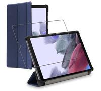 Coque + Verre Trempé - ebestStar - Samsung Galaxy Tab A7 Lite 8.7 - Housse Film écran Smart Case Support - Bleu Foncé