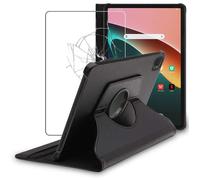 ebestStar Étui rotatif 360 pour Xiaomi Pad 5, Pad 5 Pro 5G (2021) PU cuir Noir + verre trempé