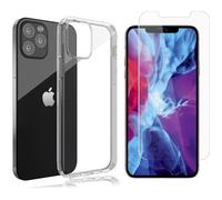 Coque + verre trempé iPhone 12 Mini (2020 - 5,4"") coque et vitre de protection transparent
