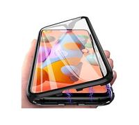 Coque Verre Trempe Magnetique pour HUAWEI P50 Pro Transparente Protection Integrale (NOIR)