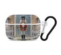 Coque vintage pour AirPods Pro 2 - Coque de protection rigide antichoc pour homme et femme, compatible avec coque Airpod Pro 2e/1ère génération avec porte-clés - Blanc