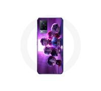 Coque - BTS - Vivo v21 5G - Souple - Violet - Animation Kpop