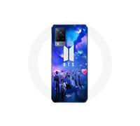 Coque - Vivo - v21 5G - BTS groupe symbol army - Souple - Noir
