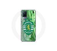 Coque Vivo v21 5G scp sporting portugal fond vert