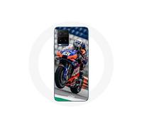 Coque - MANIACASE - Vivo y21s 2021 - Souple - Miguel Oliveira Moto GP 88 - Blanc