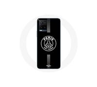 Coque - MANIACASE - Vivo y21s 2021 - PSG Logo Jordan - Souple - Sportif - Gris/Noir