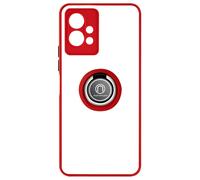 Coque Vivo Y55 5G Bi-matière Bague Métallique Support Vidéo rouge