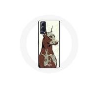 Coque Vivo Y72 Doberman Race de chiens