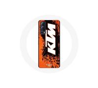 Coque Vivo Y72 KTM Logo blanc fond orange