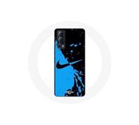 Coque Vivo Y72 Nike Logo Bleu et Noir