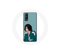 Coque Vivo Y72 Squid Game Kang Sae Byeok Fanart dessin de visage