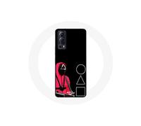 Coque Vivo Y72 Squid Game Masques Triangle carré et Cercle