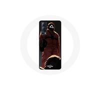 Coque Vivo Y72 Squid Game Soldat Rouge avec Masque Triangle
