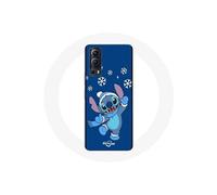 Coque Vivo Y72 Stitch neige Noël bleu