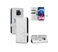 Coque Wallet Cuir PU pour ZTE Nubia Red Magic 7 Pro - Porte-Cartes Antichoc Flip Folio Blanc