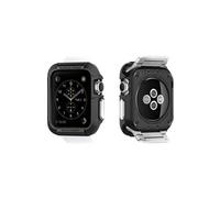 Coque Watch 38mm (Series 3, 2, 1) Bumper Silicone Rugged Armor Spigen Noir