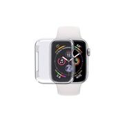 Coque Apple Watch 44mm Protection Ecran Silicone Anti-Rayures - Transparent