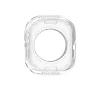 Accessoires bracelet et montre connectée Avizar Coque pour Apple Watch 8 7 45mm et 6 5 4 2 44mm et 3 2 1 45mm Carbone transparent