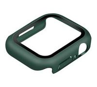Coque pour Apple Watch Serie 7 45mm Rigide Finition Soft-touch Enkay Vert