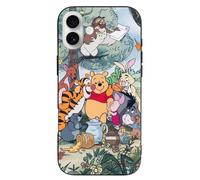 Coque Winnie l'Ourson en TPU pour iPhone 16 Plus, noire