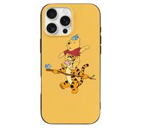 Coque Winnie l'Ourson en TPU pour iPhone 16 Pro Max, noire