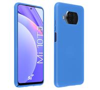 Coque pour Xiaomi Mi 10T Lite Silicone Gel Semi-rigide Finition Soft Touch Bleu