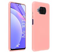 Coque Xiaomi Mi 10T Lite Silicone Gel Semi-rigide Finition Soft Touch rose