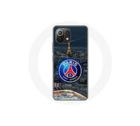 Coque Xiaomi Mi 11 Lite psg logo stade nuit tour eiffel