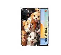 Coque Xiaomi POCO C81 PRO - Motif Chien Smile - Multicolore - Semi-rigide