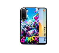 Coque Xiaomi Poco C81 Pro - Motif gamer color - Multicolore - Semi rigide