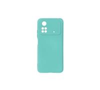 Coque pour Xiaomi Poco M4 Pro 4G Silicone Semi-rigide Finition Soft-touch Fine turquoise