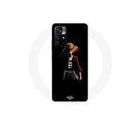Coque - MANIACASE - Xiaomi Poco M4 Pro 5G - One Piece Manga Luffy - Noir - Souple