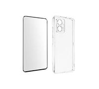 Coque Xiaomi Poco X4 GT Silicone Gel Souple Film Verre Trempé 9H noir