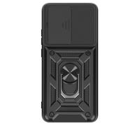 Coque pour Xiaomi Poco X7 Pro Bague Magnétique Protection caméra Noir