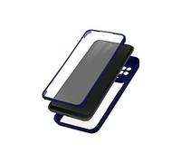 Coque Xiaomi Redmi 10C Dos Plexiglas et Avant Polymère Contour bleu