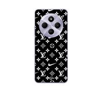 Coque Xiaomi Redmi 14c Nike Louis Vuitton Fond Noir
