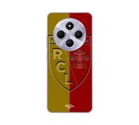 Coque Xiaomi Redmi 14c Rcl Lens Logo Fond Jaune Et Rouge