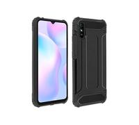 Coque Xiaomi Redmi 9A Hybride Design Relief Antichute noir