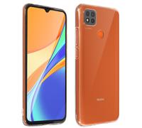 Coque Xiaomi Redmi 9C / 10A Souple et Film Verre Trempé Dureté 9H noir