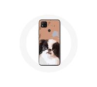 Coque Xiaomi Redmi 9C Epagneul japonais Noir et Blanc Race de chiens