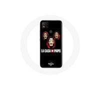 Coque Xiaomi Redmi 9C La casa de papel Masque et Logo