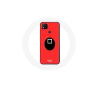Coque - Xiaomi - Redmi 9C - Souple - Masque carré - Rouge