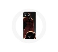 Coque Xiaomi Redmi 9C Squid Game Soldat Rouge avec Masque Triangle
